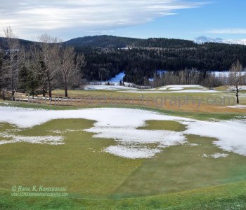 Last day of winter, March 19, 2015 . Priddis Greens Golf and Country Club,