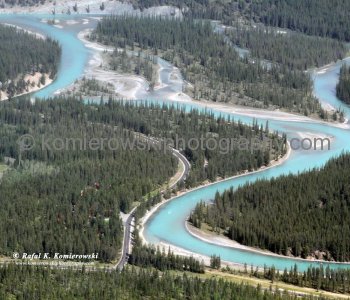 Athabasca River,  Jasper National Park, Alberta, Canada