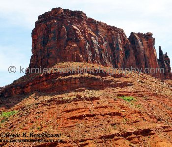 Scenic Byway of Highway 128 along Colorado River, Utah, USA