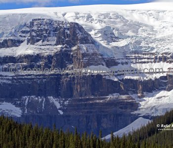 Amazing Geology and Glaciers  along Icefields Parkway,  Jasper National Park, Alberta, Canada