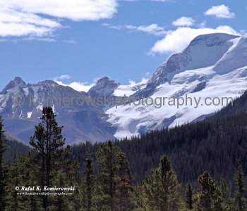 Mt. Athabasca near Athabasca Glacier, Icefields Parkway,  Jasper National Park, Alberta, Canada
