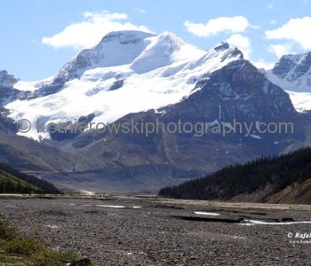 Mt. Athabasca near Athabasca Glacier, Icefields Parkway,  Jasper National Park, Alberta, Canada