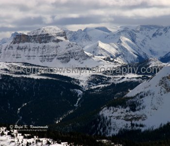 Majestic Rocky Mountains, Sunshine Village, Banff National Park, Alberta, Canada,  (UNESCO-World Heritage Site)