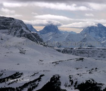 Majestic Rocky Mountains, Sunshine Village, Banff National Park, Alberta, Canada,  (UNESCO-World Heritage Site)