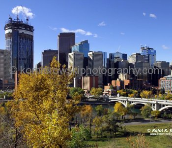 The Bow office tower under construction,   September 28,  2010,  Calgary, AB.
