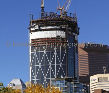 The Bow office tower under construction,   September 28,  2010,  Calgary, AB.
