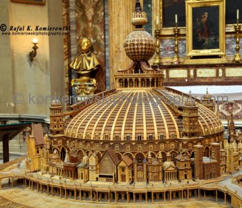 Sant Ignazio church,  Model of Basilica of the National Shrine of the Immaculate Conception,   Rome