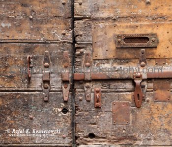 Old gate  locks...near Fontana di Trevi, Rome