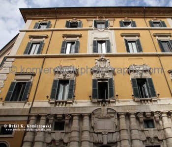 Piazza di Sant Eustachio,  Rome.  In Rome avoid carrying anything in your pockets.  Wallets or anything of value should be well hidden from pickpockets or firmly secured to your belt.