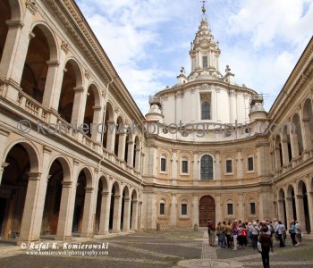 Sant Ivo alla Sapienza  Campanile di Boromini, Rome