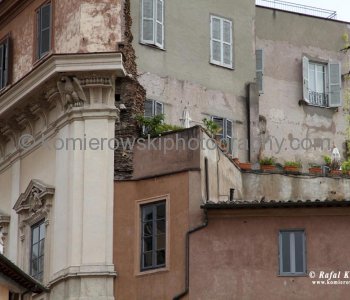 A view from Campo de Fiori, "the other side of Rome"
