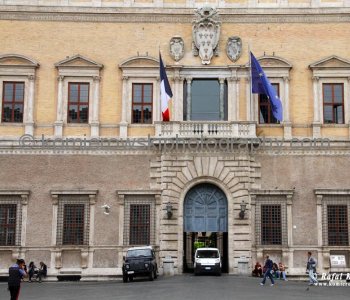 The Piazza Farnese, a square in Rome best known for its Farnese Palace