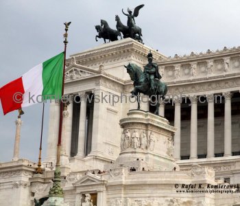 Victor Emmanuel Monument Il Vitoriano at Piazza Venezia,   Rome