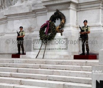 The Tomb of the Unknown Soldier at Victor Emmanuel Monument Il Vitoriano at Piazza Venezia,   Rome