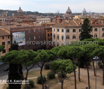 View   from Victor Emmanuel Monument Il Vitoriano at Piazza Venezia, Rome