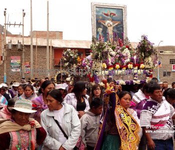 Religious Procession, Chivay, Peru