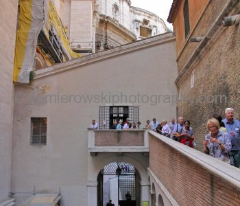 Stairway from Sistine Chapel to St. Peters Basilica, Vatican