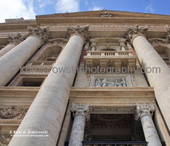 View of  Loggia of the Blessings. It s from here that the new pope is announced with \"Habemus Papam\"  and gives the \"Urbi et Orbi