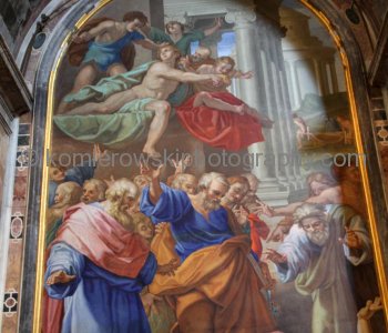 A “painting” made from tesseral. Saint Peter s Basilica,  Città del Vaticano
