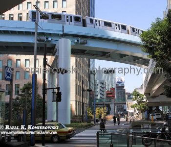 Subway and Trains in Tokyo and the Greater Tokyo Area, Japan.