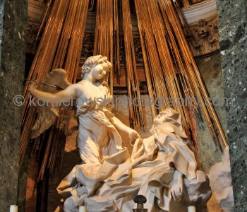 L Estasi di Santa Teresa  inside of  Chiesa Santa Maria della Vittoria,      Rome