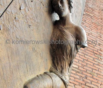 Igor Mitoraj, a famous Polish artist creator of bronze door  at  Basilica Santa Maria degli Angeli at Piazza della Repubblica,    Rome