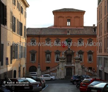 View from Via dellOlmata near    Chiesa Santa Maria Maggiore,   Rome