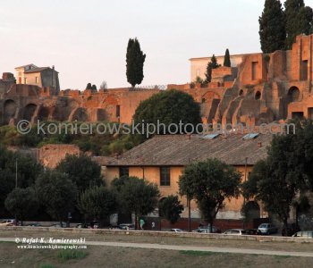 View of Palatino  from  Circus Maximus,    Rome