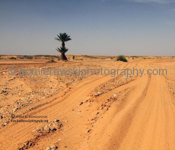 Crossing through the desert from Sijilmasa to Tissardmine, Morocco