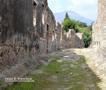 Mount Vesuvius overlooks Pompeii ruins