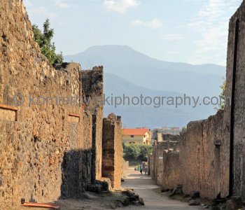 A Roman street in Pompeii.