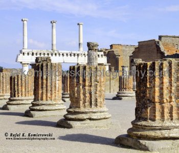 Columns at Basilica, Pompeii