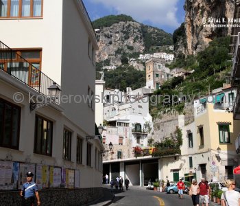 Amalfi was a very powerful town and the first Sea Republic in Italy