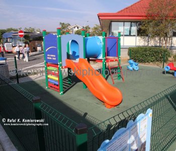 Rest area for children along Autostrada del Sole   a.k.a. Motorway of the Sun