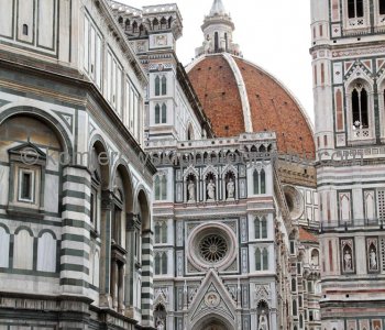The Duomo of Florence is one of the most recognizable structures in the world because of its unique coloring, architecture and size