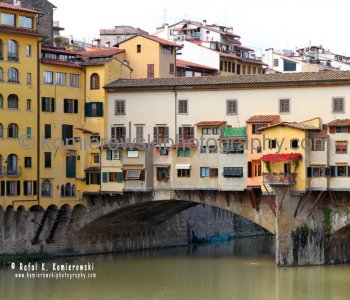 The Ponte Vecchio in Florence is one of the most famous tourist spots in Italy...