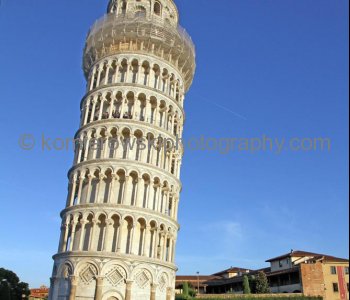The Leaning Tower of Pisa, one of the worlds most recognizable building....