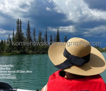 Kayaking the Glenmore Reservoir, Calgary, Alberta