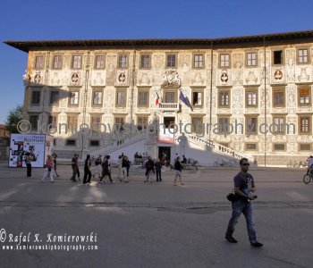 Palazzo della Carovana on Piazza dei Cavalieri, Scuola Normale Superiore di Pisa, university founded by Napoleon
