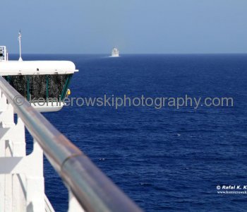 Grand Princess at Sea transiting the Old Bahamas Channel, Tuesday, March 1, 2011