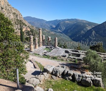 Delphi Ancient City, UNESCO World Heritage Site, Greece