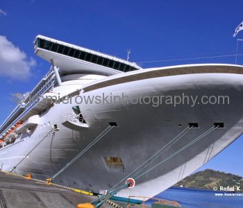 Grand Princess alongside in Kingstown, St. Vincent on Tuesday, March 8, 2011 at 8:00 am (sailed 137 nautical miles)