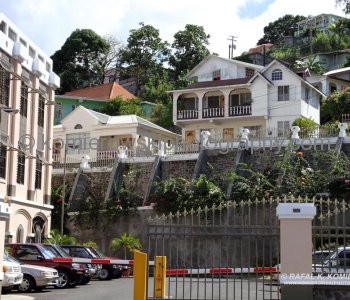 View from the Bay Street, Kingstown, St. Vincent