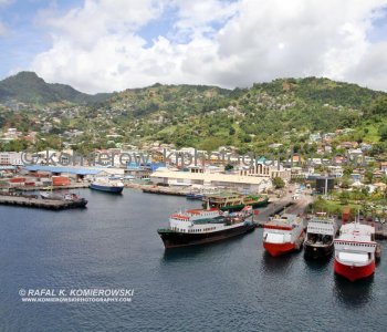 View of St. Vincent.... The labour force is estimated at 41,000. Recent data indicates an unemployment rate of 22%.