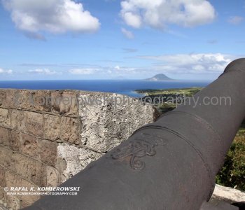 During the siege, the adjacent island of Nevis surrendered, and guns from Fort Charles and other small forts there were brought to St. Kitts for use against Brimstone Hill.....New World Encyclopedia
