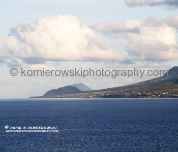 On the way to port Basseterre on St. Kitts island - by passing Nevis Island, on Wednesday, March 9, 2011