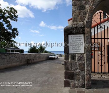 Near  Bloody Point, north Basseterre....