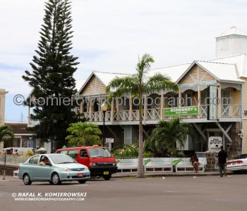 Basseterre is a very small town which is laid out in a grid pattern...