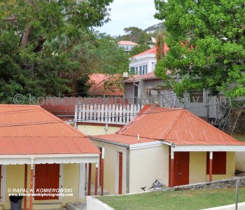 View from Lutheran Church courtyard....Charlotte Amalie, St. Thomas, U.S. Virgin Islands