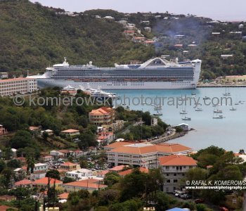 Grand Princess berthed  in Charlotte Amalie, St. Thomas, U.S. Virgin Islands